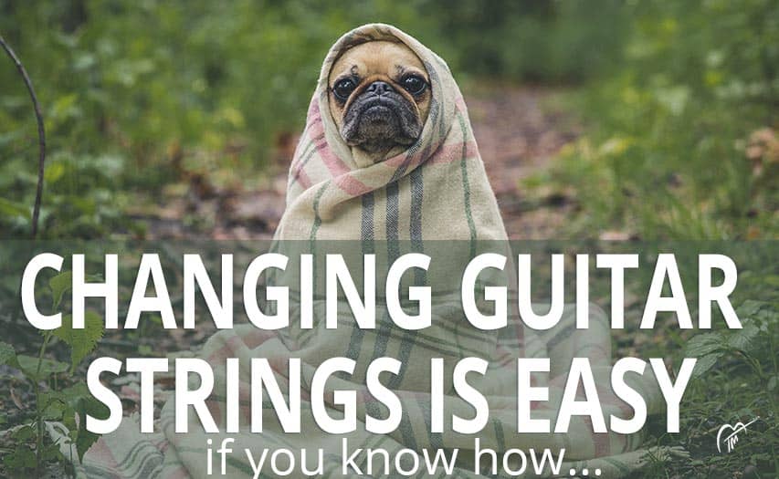 Blog Header - changing guitar strings