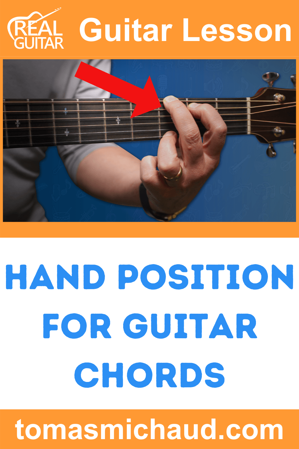 Hand Position for Guitar Chords Hand Position for Guitar Chords