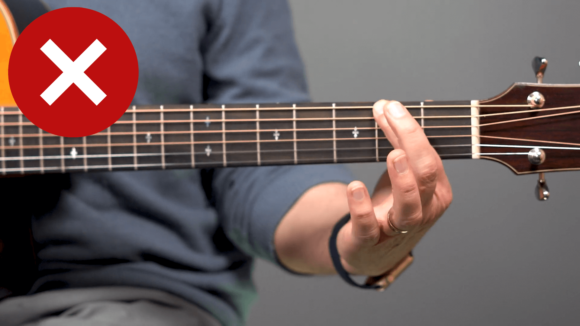 Incorrect Finger Position on Guitar 2 Incorrect Finger Position on Guitar 2