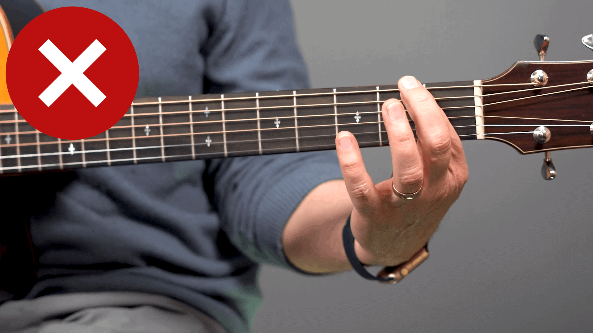 Incorrect Finger Postion on Guitar 1 Incorrect Finger Postion on Guitar 1