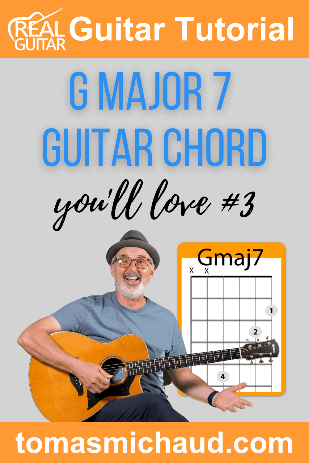 G Major 7 Guitar Chord (you'll love #3)