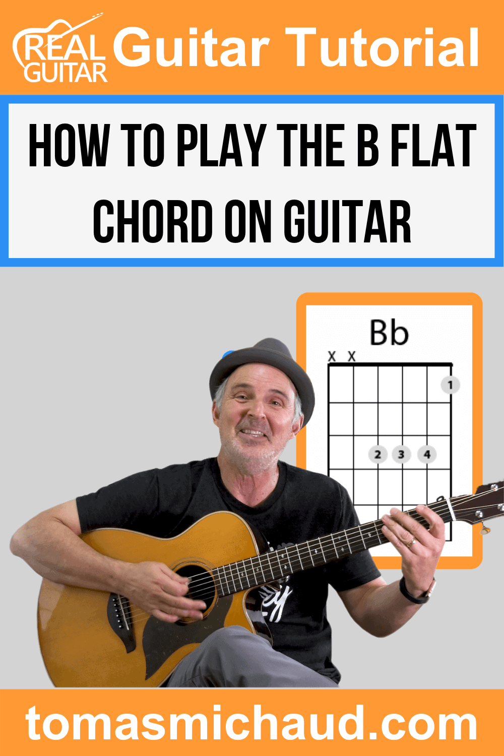 How To Play The B Flat Chord On Guitar