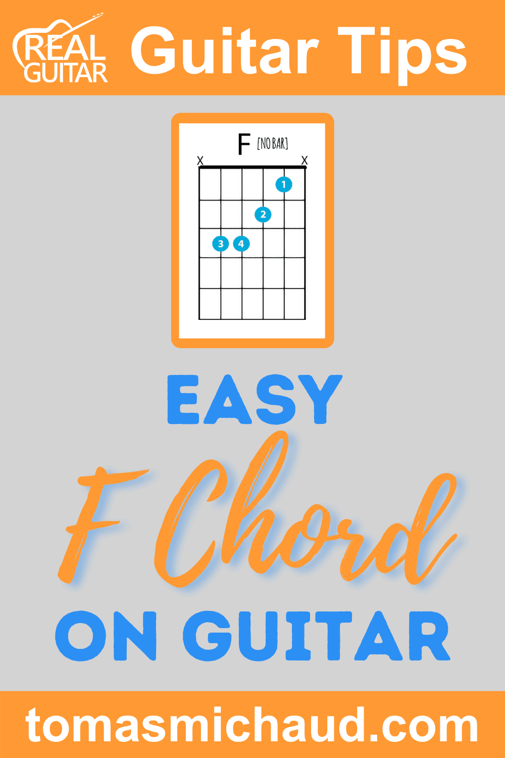 F Chord 1 Easy F Chord On Guitar