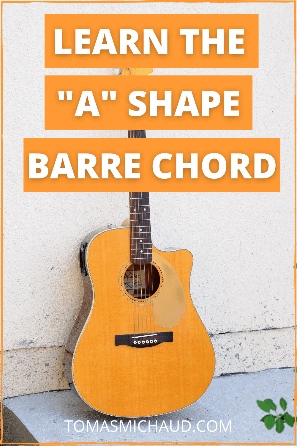 Learn the "A" shape barre chord