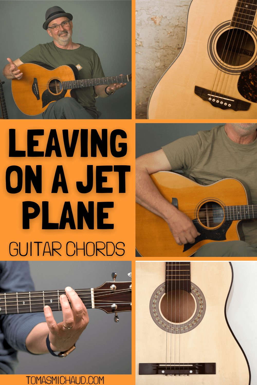 Leaving On The Jet Plane Guitar Chords - Real Guitar Lessons by Tomas