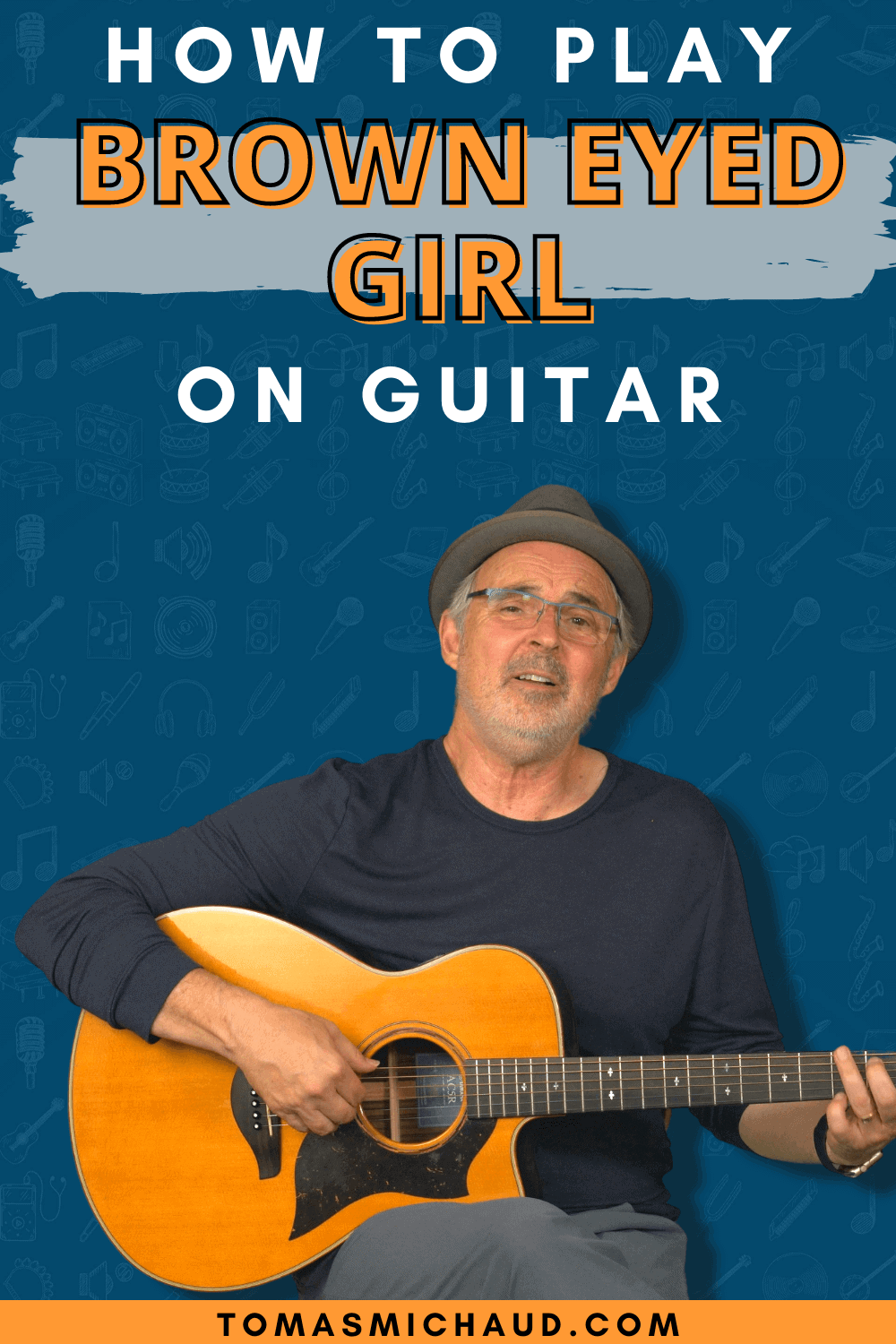How to Play Brown Eyed Girl On Guitar