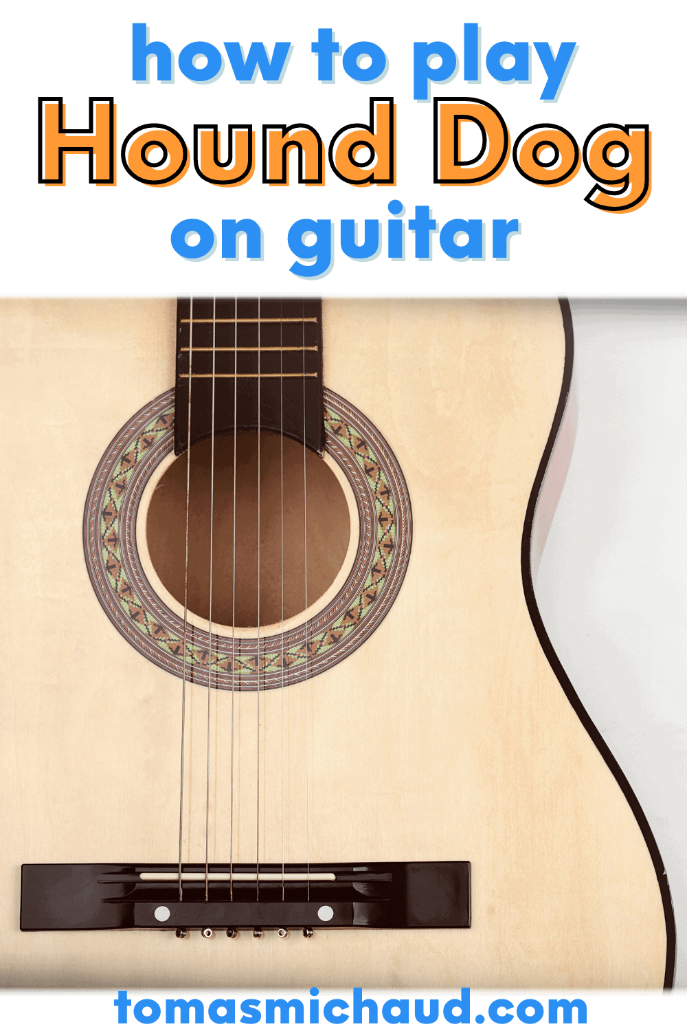 how to play Hound Dog on guitar