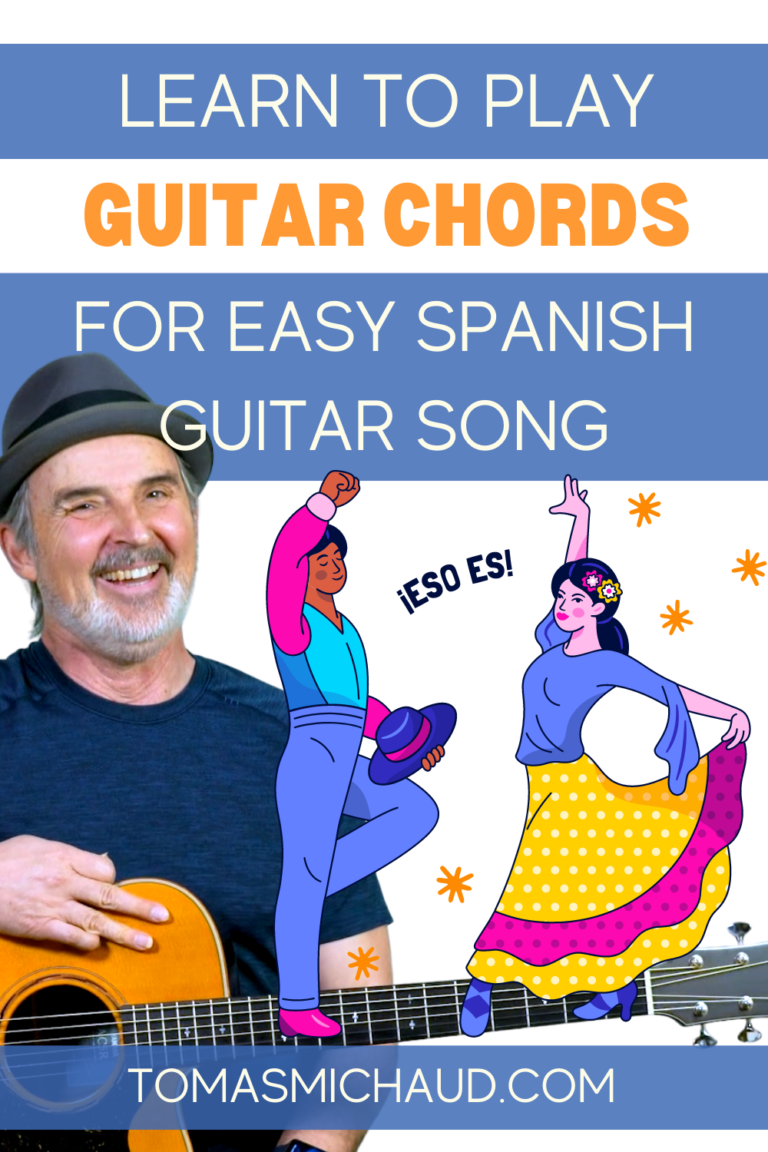 Easy Spanish Guitar Song Real Guitar Lessons by Tomas Michaud