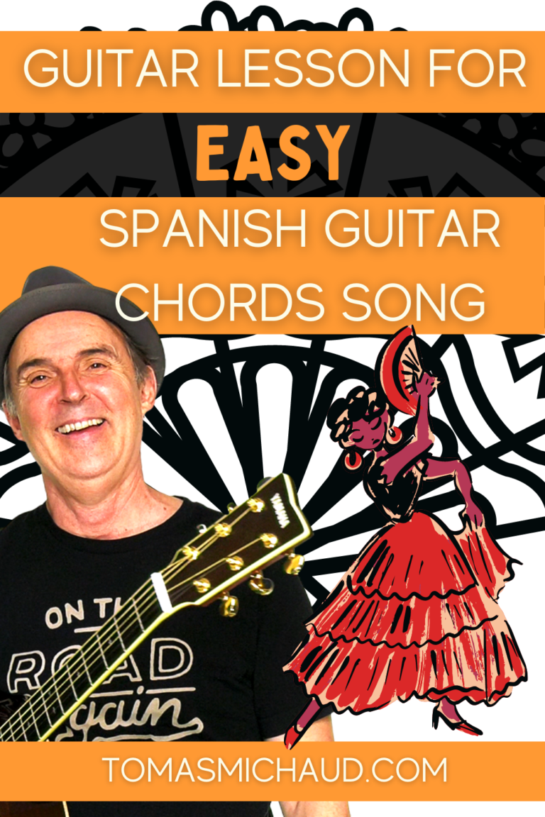 Easy Spanish Guitar Song Real Guitar Lessons by Tomas Michaud