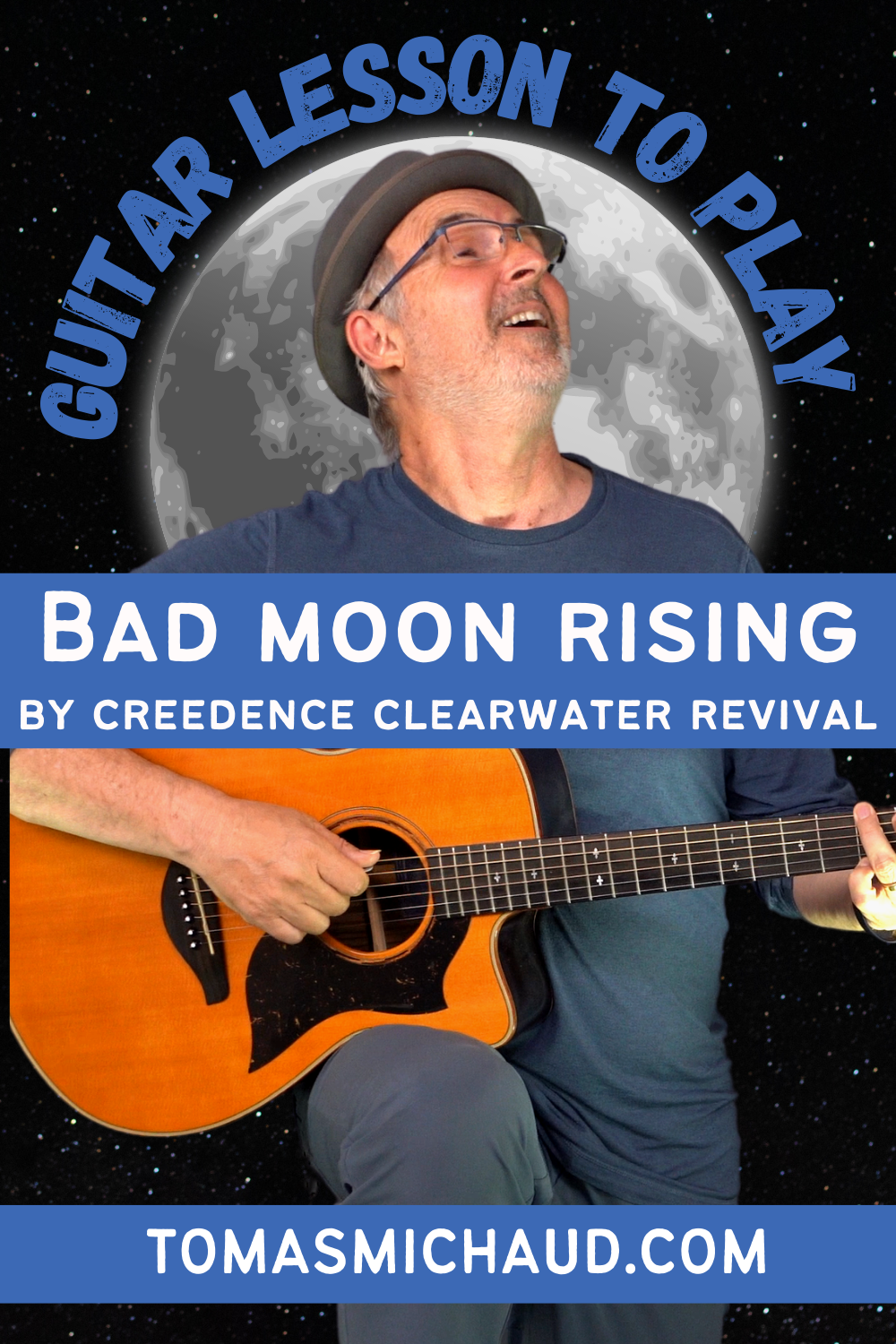 How To Play Bad Moon Rising On Guitar Easy Real Guitar Lessons by